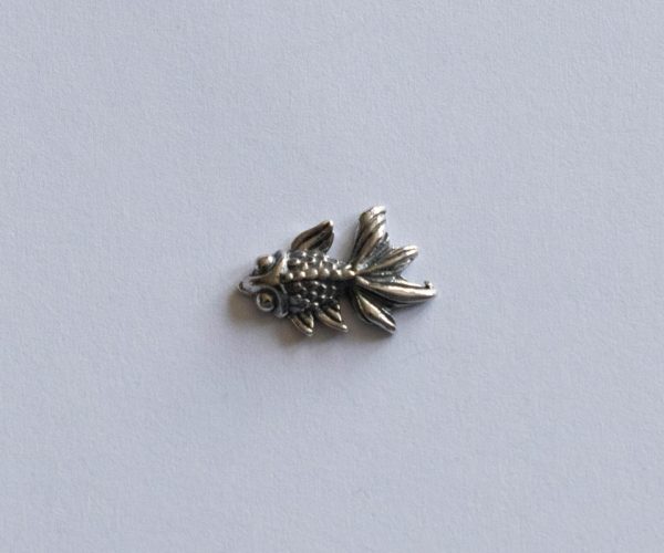 925 Sterling Silver Goldfish Component