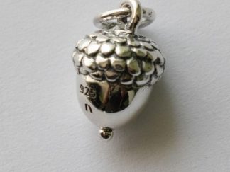 925 Sterling Silver Acorn Charm