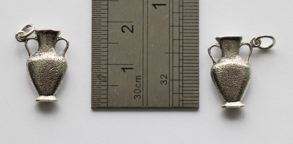 925 Sterling Silver Amphora Bottle Charm - Image 2