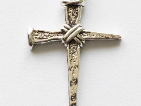 925 Sterling Silver Stake Cross Pendant