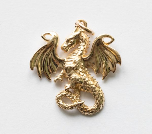 Bronze Dragon Charm