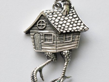 925 Sterling Silver Baba Yaga House Charm