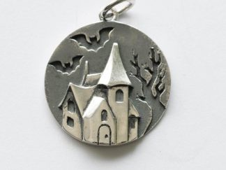 925 Sterling Silver Haunted House Charm