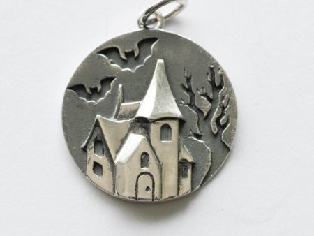 925 Sterling Silver Haunted House Charm