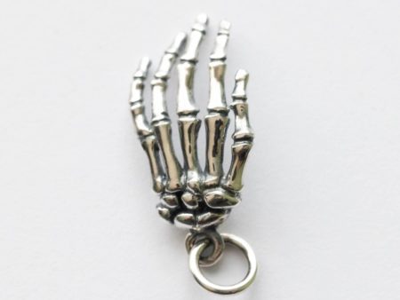 925 Sterling Silver Skeleton Hand Charm