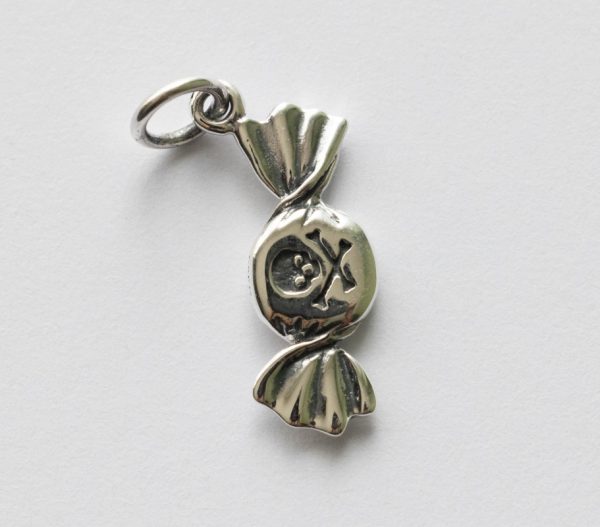 925 Sterling Silver Poison Candy Charm