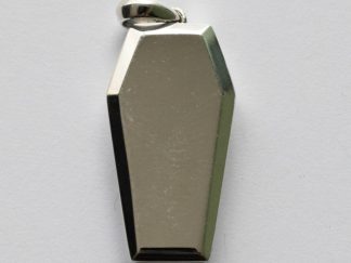 925 Sterling Silver Coffin Locket Charm