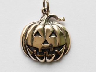 Bronze Jack o Lantern Charm