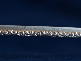 925 Sterling Silver Patterned Stepped Strip