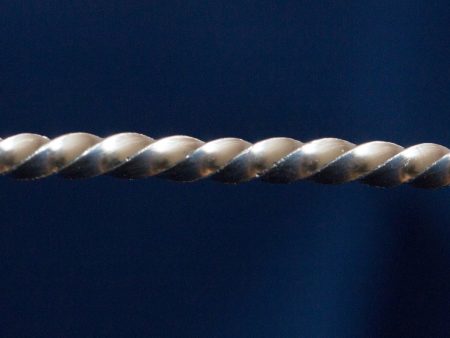 925 Sterling Silver Pattern Square Twist Wire 2.9mm