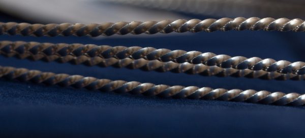 925 Sterling Silver Pattern Square Twist Wire 2.9mm - Image 2