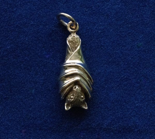Bronze Hanging Bat Charm