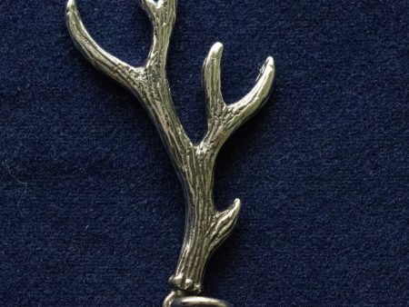 925 Sterling Silver Deer Antler Charm