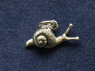 925 Sterling Silver Snail Charm