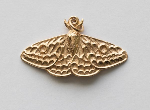 Bronze Moth Charm