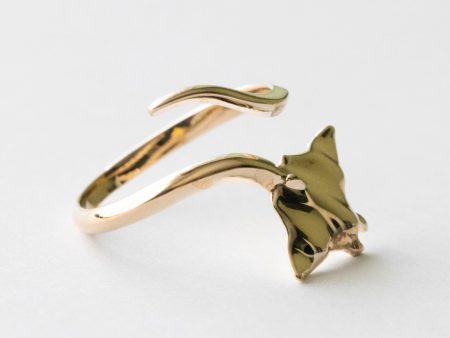Bronze Adjustable Stingray Ring