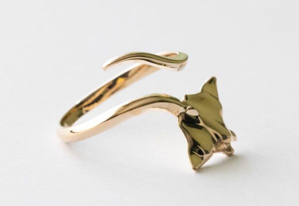 Bronze Adjustable Stingray Ring