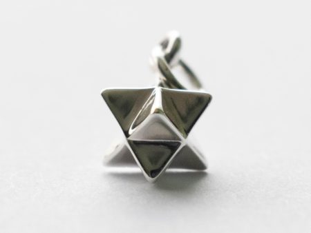 925 Sterling Silver Merkabah Charm
