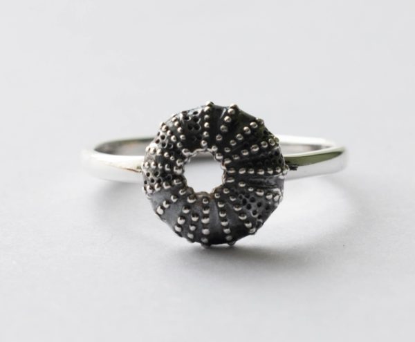 925 Sterling Silver Sea Urchin Ring