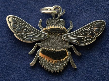 925 Sterling Silver Bumble Bee Charm
