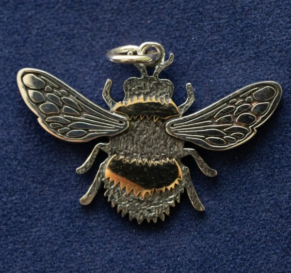 925 Sterling Silver Bumble Bee Charm