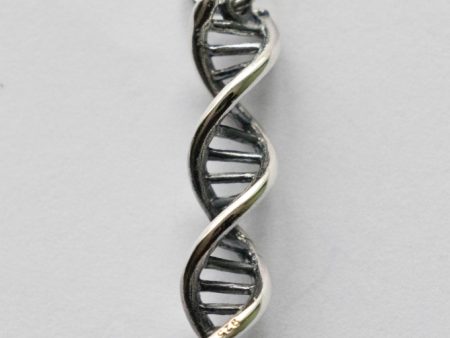 925 Sterling Silver DNA Charm