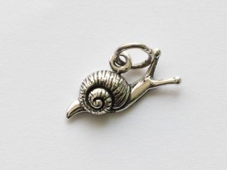 925 Sterling Silver Snail Charm