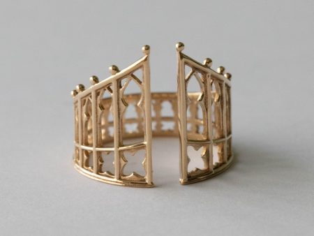 Bronze Gothic Gate Adjustable Ring