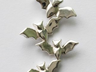 925 Sterling Silver Bat Cluster Charm