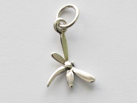 925 Sterling Silver Tiny Dragonfly Charm