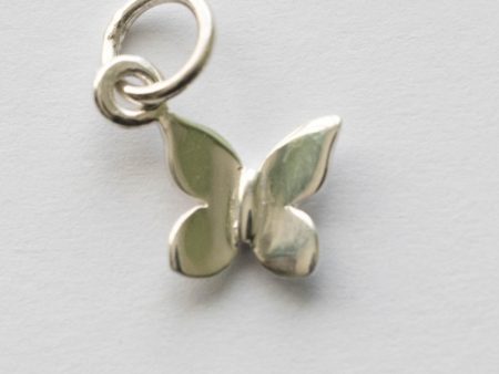 925 Sterling Silver Tiny Butterfly Charm