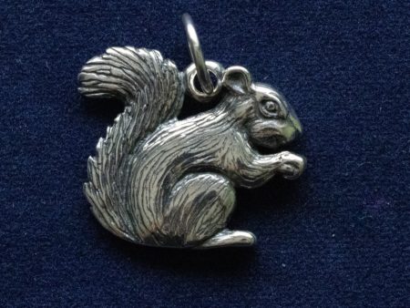 925 Sterling Silver Squirrel Charm