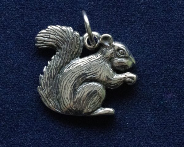 925 Sterling Silver Squirrel Charm
