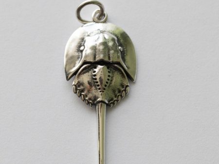 925 Sterling Silver Horseshoe Crab Charm