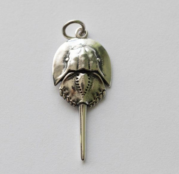 925 Sterling Silver Horseshoe Crab Charm