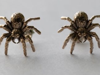 Bronze Spider Post Earrings (1 pair)