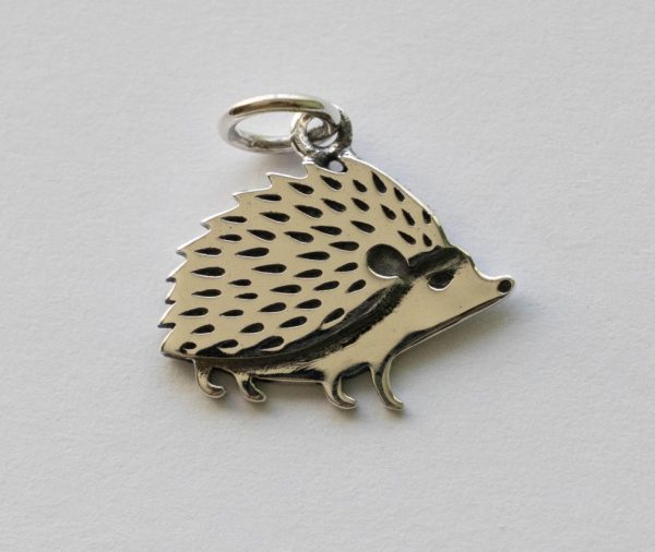 925 Sterling Silver Hedgehog Charm