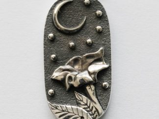 925 Sterling Silver Moonflower with Moon Charm