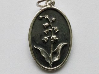 925 Sterling Silver Lily of the Valley Charm - May Birthflower