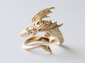 Bronze Dragon Adjustable Ring