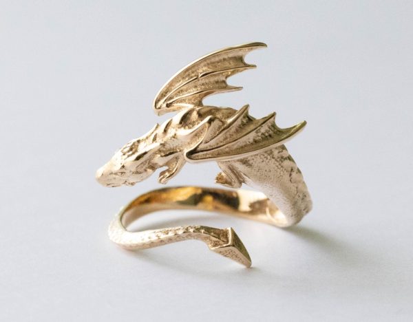 Bronze Dragon Adjustable Ring
