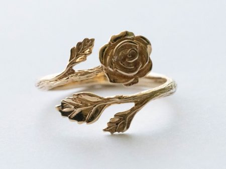 Bronze Rose Adjustable Ring