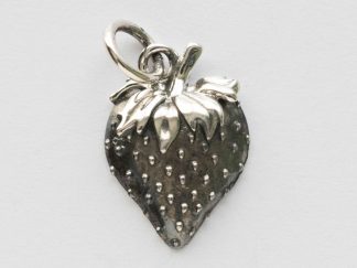 925 Sterling Silver Strawberry Charm