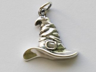 925 Sterling Silver Witch Hat Charm