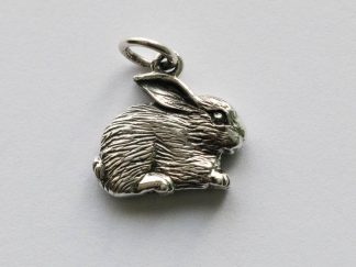 925 Sterling Silver Rabbit Charm