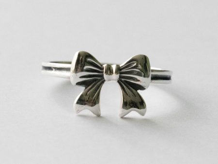 925 Sterling Silver Bow Ring
