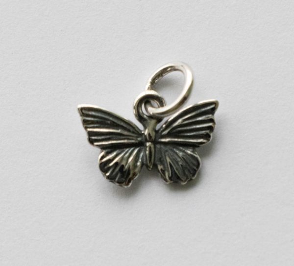 925 Sterling Silver Mini Butterfly Charm