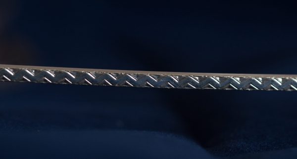 925 Sterling Silver Pattern Square Wire 2.08 x 2.67mm