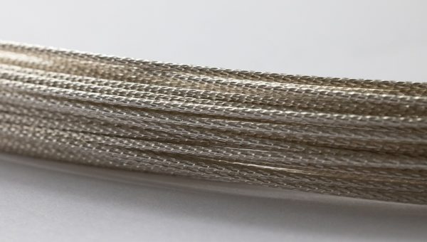 925 Sterling Silver Sparkle Pattern Round Wire