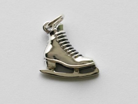 925 Sterling Silver Ice Skate Charm